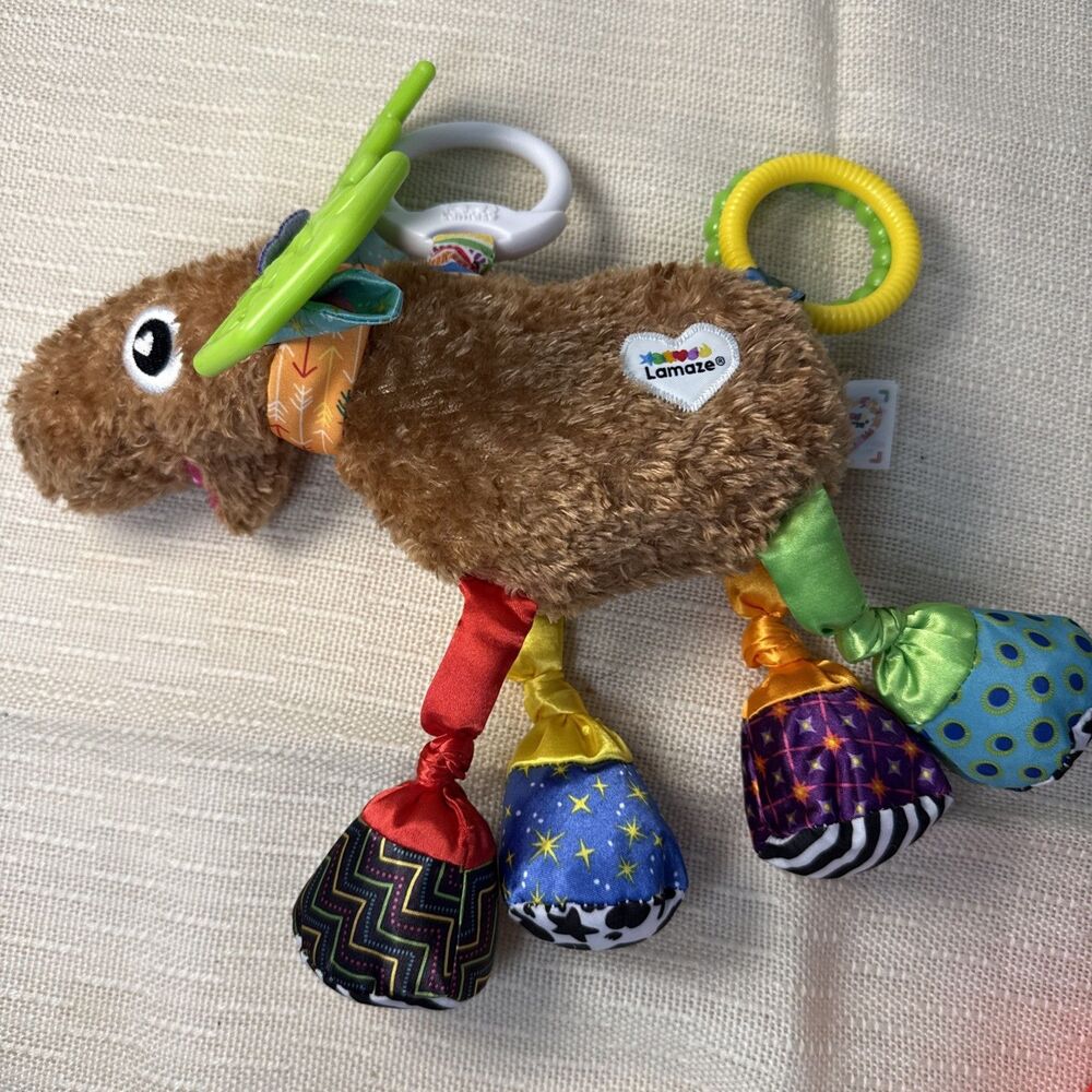 Lamaze Clip & Go Mortimer Moose Baby Toy